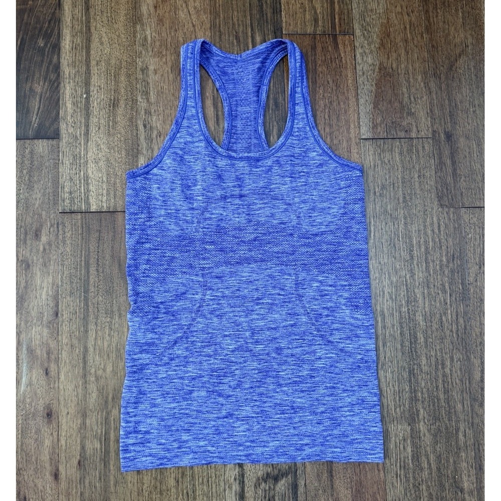 Lululemon Swiftly Tech Tank Top Womens 4 Purple Racerback Running Yoga Athletic